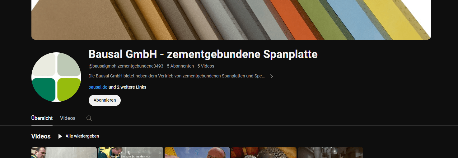 KENNEN SIE SCHON UNSEREN YOUTUBE CHANNEL ?
