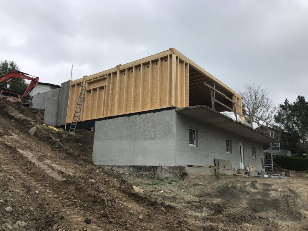 Aufgesetzter Holzrahmenbau als nachhaltige und energieeffiziente Konstruktion