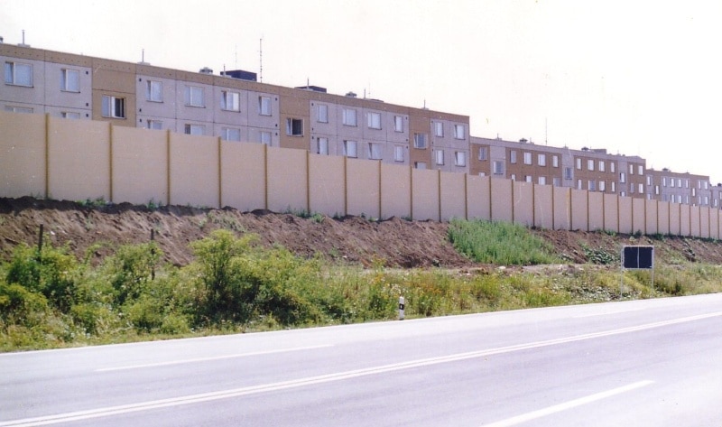 Schallschutz – Schallschutzwand Ortschaft